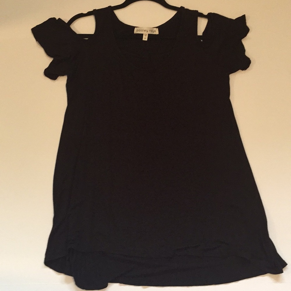 Cold Shoulder Tunic Top